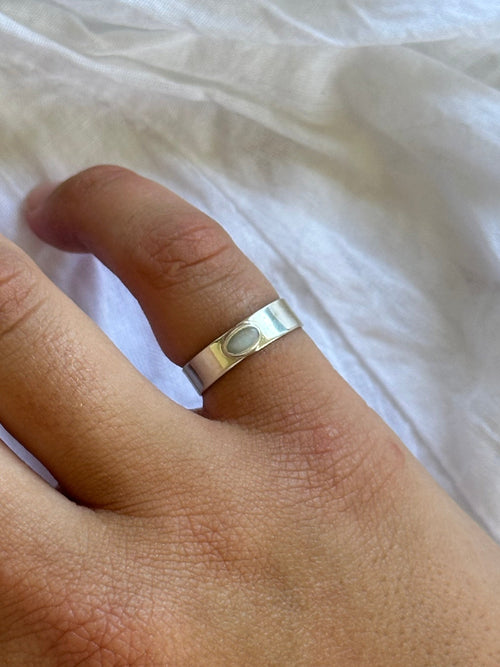 Coober Pedy Opal Ring SIZE: 5 3/4