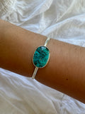 Gem Silica / Chrysocolla Cuff