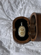 Fossilised coral pendant 1