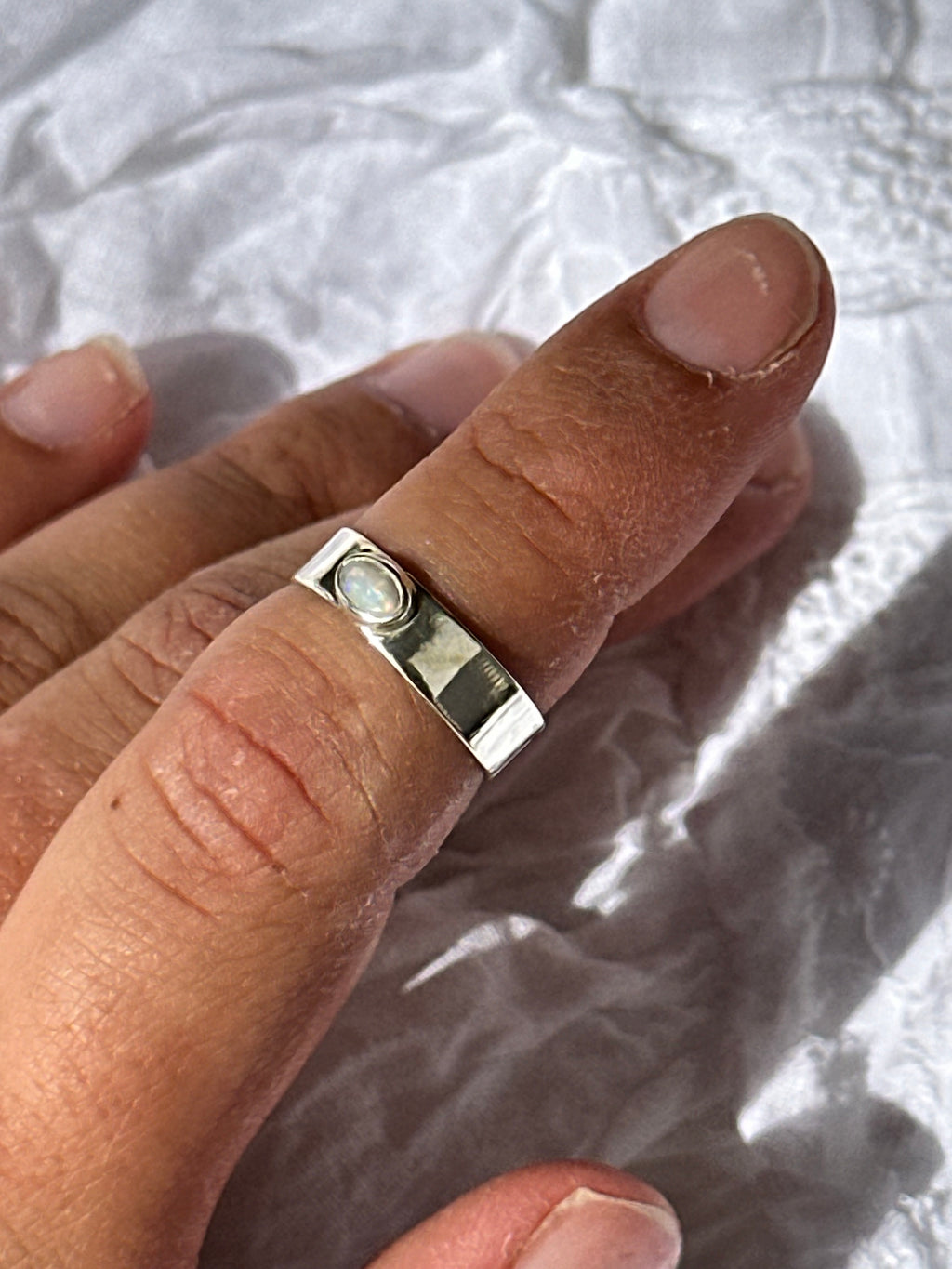 Coober Pedy Opal Ring SIZE: 5 3/4