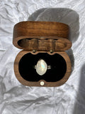 Rainbow Moonstone ring SIZE: 8 3/4