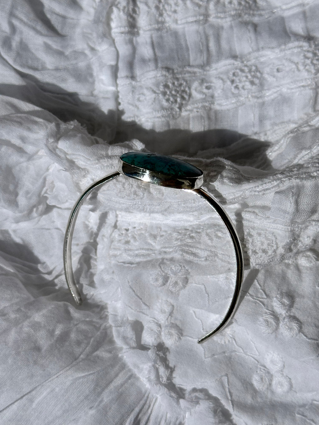 Gem Silica / Chrysocolla Cuff