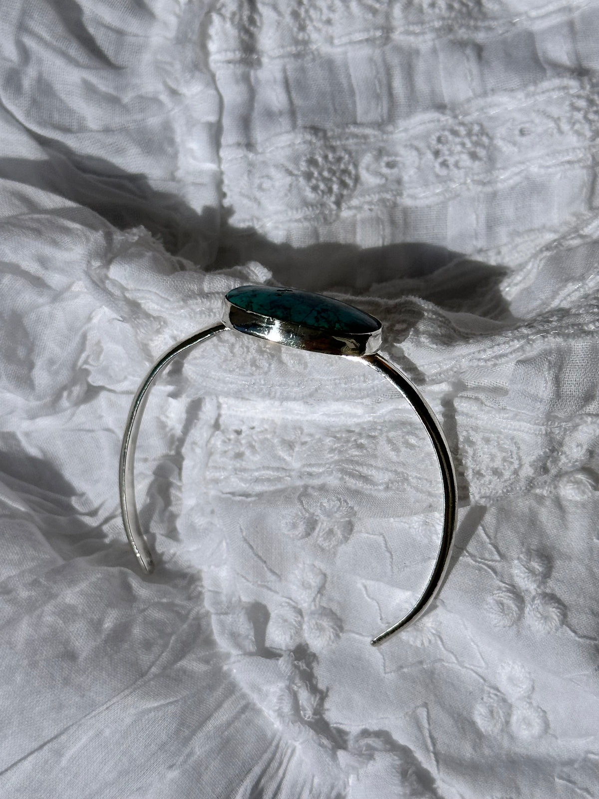 Gem Silica / Chrysocolla Cuff