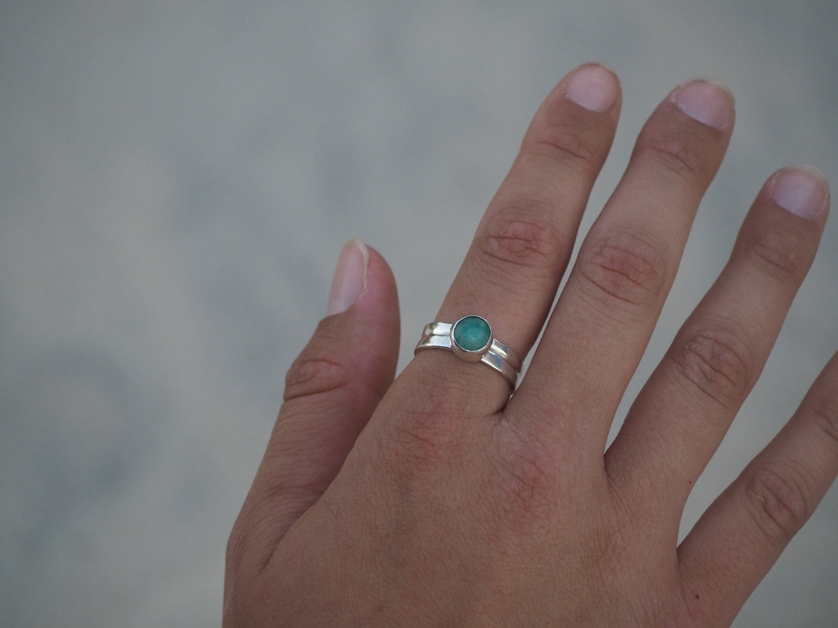 Amazonite ring 2 SIZE: 9