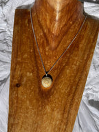 Fossilised coral pendant 2