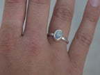 Rainbow Moonstone ring 2 SIZE: 7
