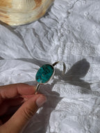 Gem Silica / Chrysocolla Cuff