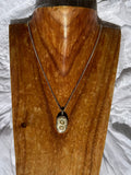 Fossilised coral pendant 1